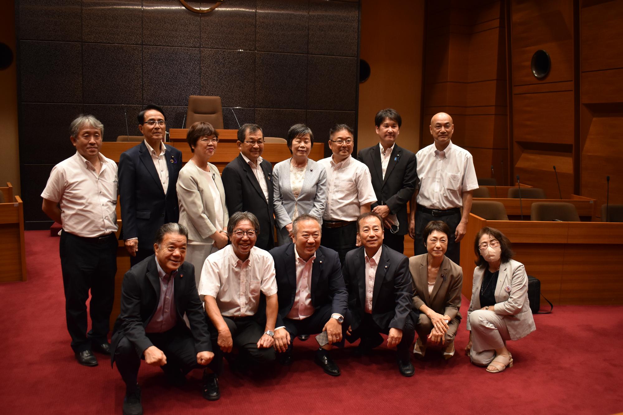 広島県世羅町議会との写真